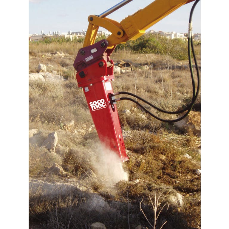Hydraulic Breaker Excavator Attachment