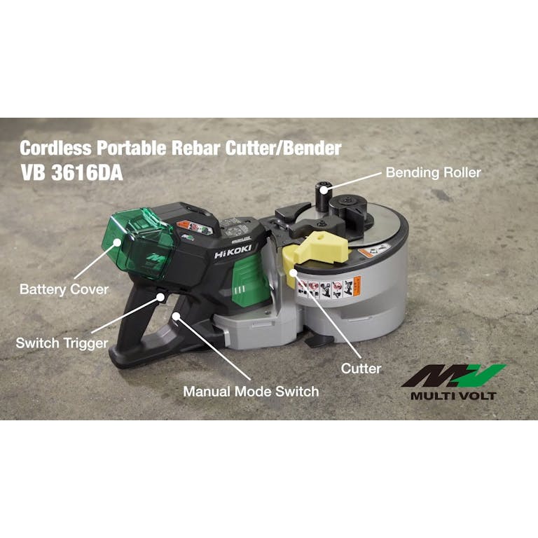 36V Cordless Rebar Bender/Cutter