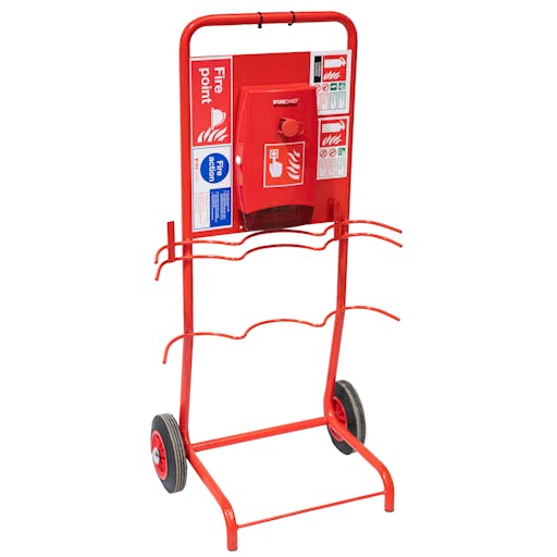 Double Extinguisher Fire Point Trolley