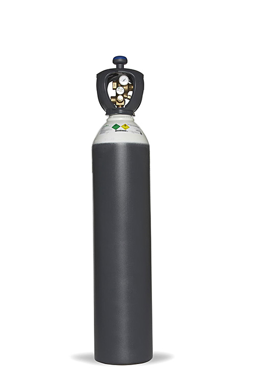 Oxygen gas outlet cylinder